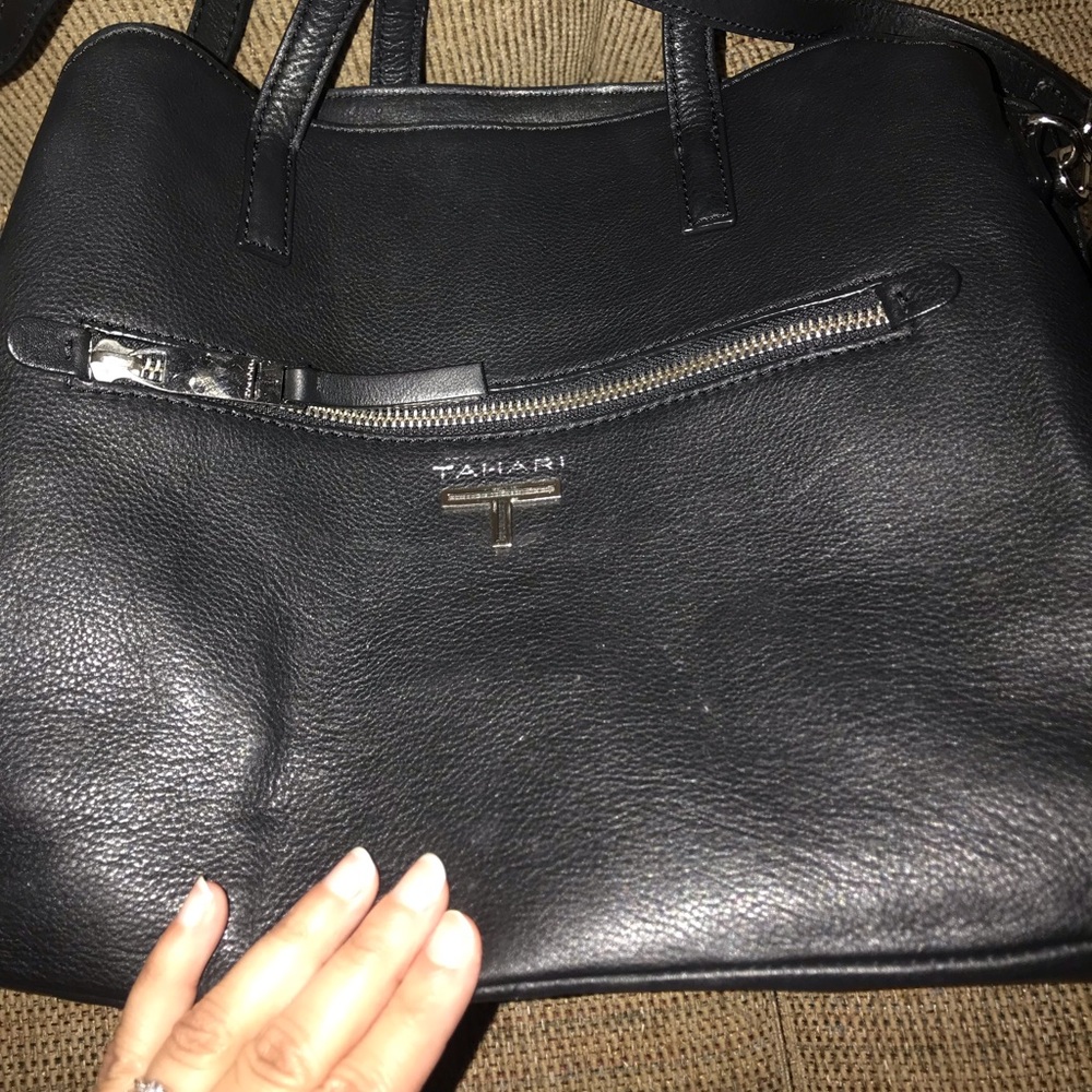 Tahari black purse